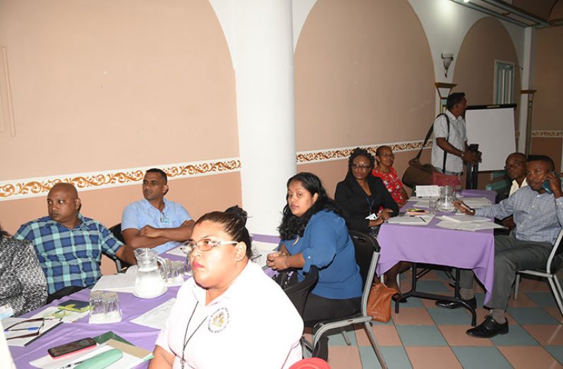 A section of the municipal officials present during the outreach at Regency Suites