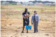 More than 40 allottees on Thursday identified their house lots at Success AB South Phase Two, on the East Coast of Demerara