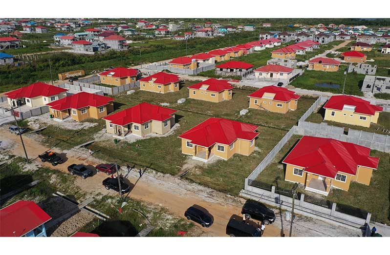 This aggressive push in the housing sector has allowed the administration to exceed its target of delivering 50,000 house lots to Guyanese by the end of its first term