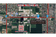 A map which outlines the directions to the new building