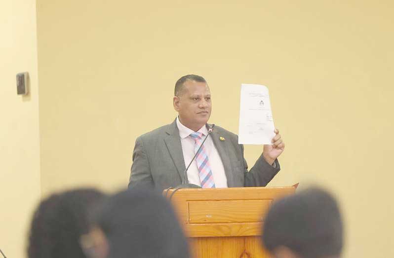 Minister of Housing and Water, Collin Croal