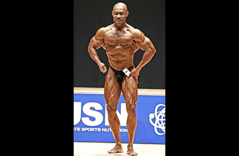 Hugh Ross is ready for today’s NABBA World Championships.