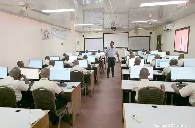 The Guyana Police Force (GPF) has taken a significant leap into the digital age with the launch of a groundbreaking online testing system at its academy