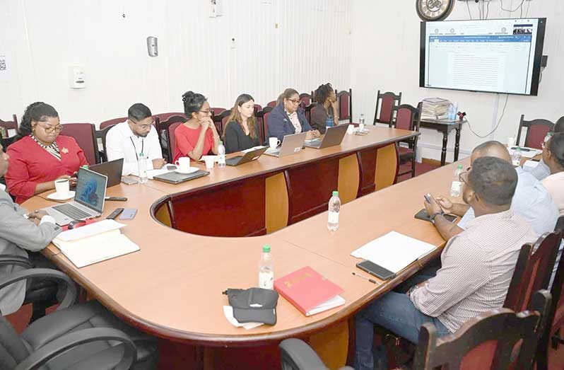 The review meeting was led by Permanent Secretary, Bishram Kuppen and focused on evaluating the programme’s achievements in improving housing access, infrastructure and urban accessibility for low-income residents in urban and peri-urban Georgetown