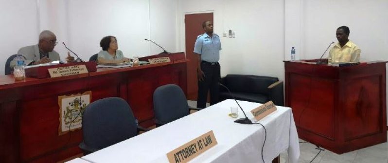 Errol Kesney testifies at the CoI