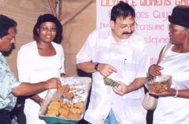 Essequibo Night is one of the calendars off the events list as well. At centre in this photo is the late Agriculture Minister Satyadeow Sawh; at left is former Region Two Chairman and also a former junior Agriculture Minister Ali Baksh.