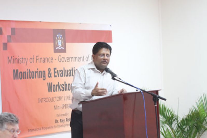 Finance Minister, Dr. Ashni Singh