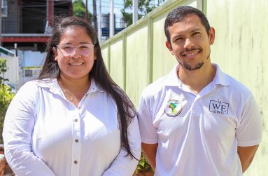 Siblings: Alex and Victoria Arjoon (Shaniece Bamfield photo)