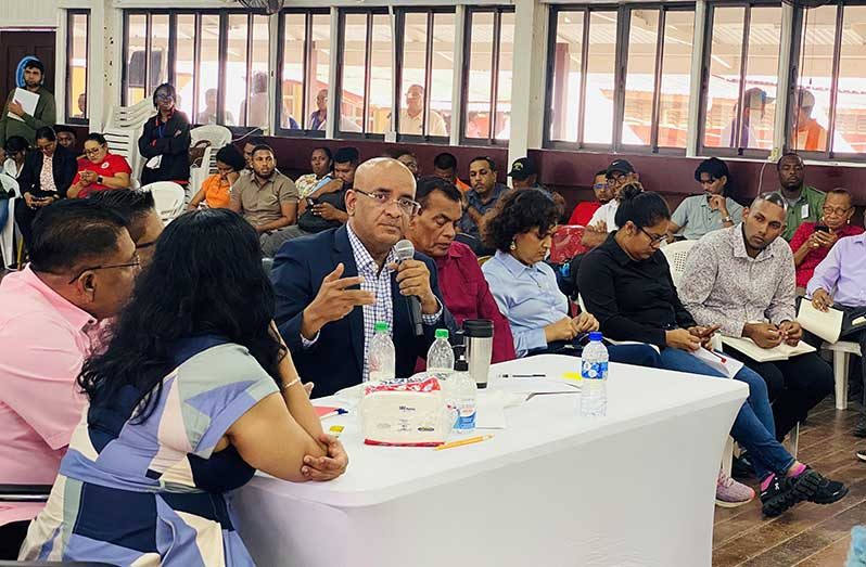 Vice-President Dr. Bharrat Jagdeo has assured Amerindian leaders in Region Two that creating employment opportunities and improving lives in hinterland communities remain top priorities for the Government