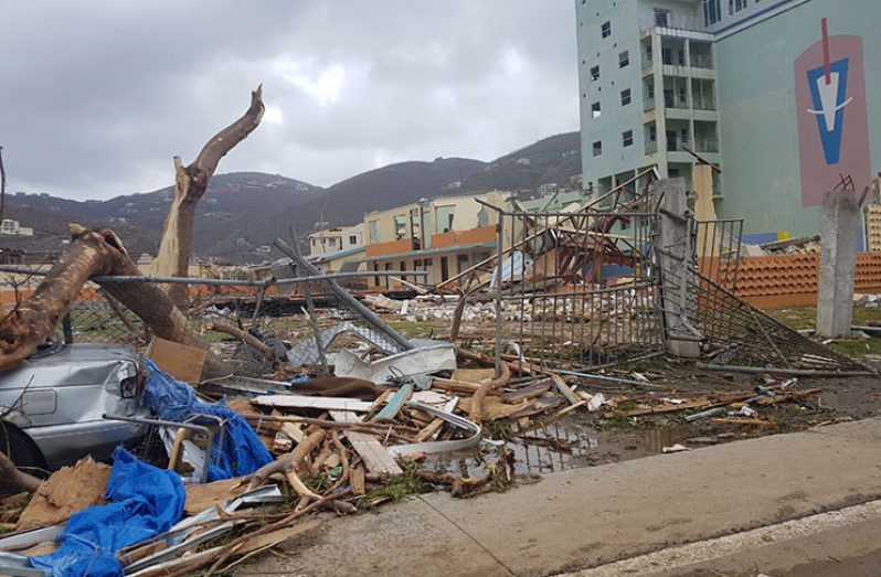 The aftermath of Hurricane Irma in the BVI (Photos by Teon Carter)