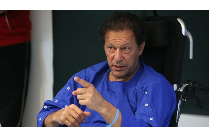 Imran Khan, Pakistan's former prime minister, was sentenced to a slew of prison sentences  •  (Getty Images)