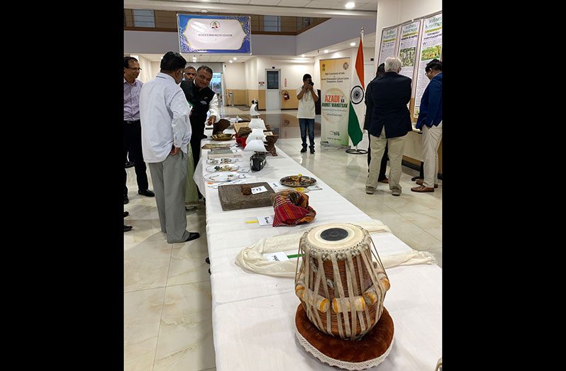 High commissioner of India, Dr KJ Srinivasa and others at the Indian Heritage Exposition