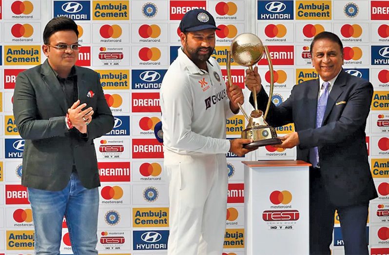 India beat Australia 2-1 at home in March 2023 to retain the Border/Gavaskar Trophy (BCCI photo)