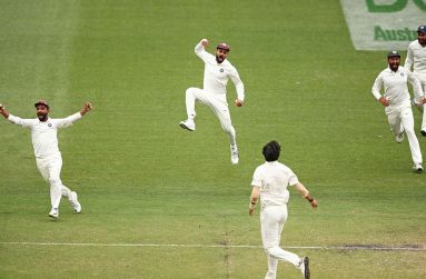 India didn't hide their emotions after wrapping up their first win at the MCG since 1981 ©Cricket Australia