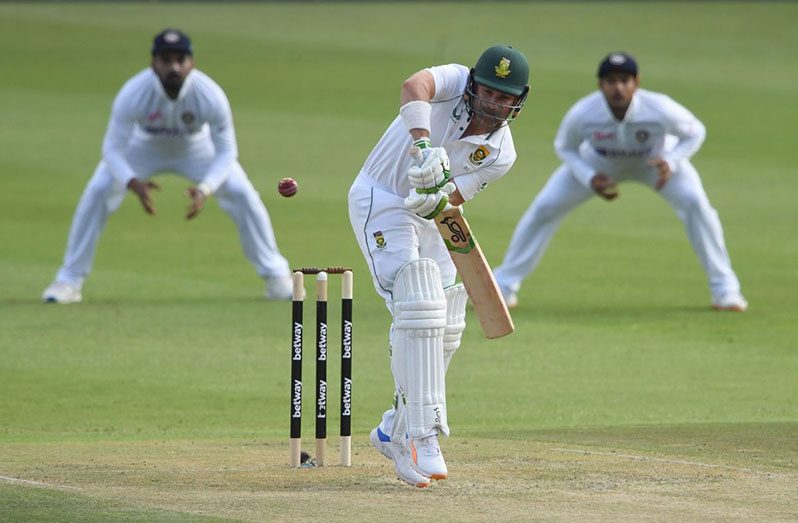 Dean Elgar steadied the innings for South Africa after early wicket (South Africa vs India, 2nd Test, Day 1, Johannesburg, January 3, 2022 © Getty Images)