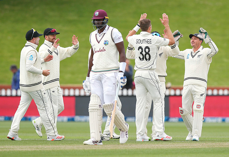 New Zealand took a little over an hour to take the four wickets needed for victory, New Zealand vs West Indies, 2nd Test, Wellington, 4th day, December 14, 2020