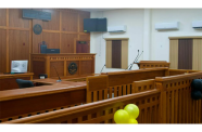 A court room in the new Anna Regina Magistrate’s Court