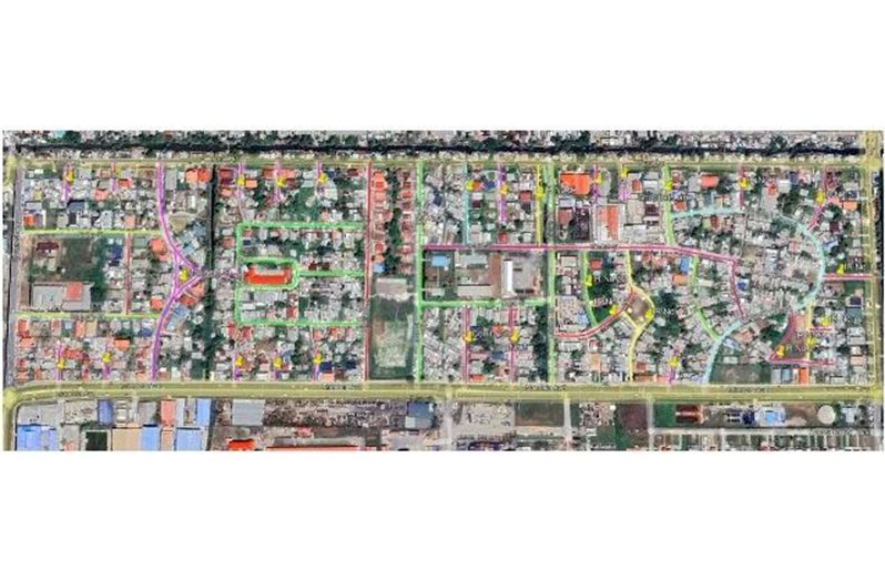 Landscape mapping of West Ruimveldt internal roads