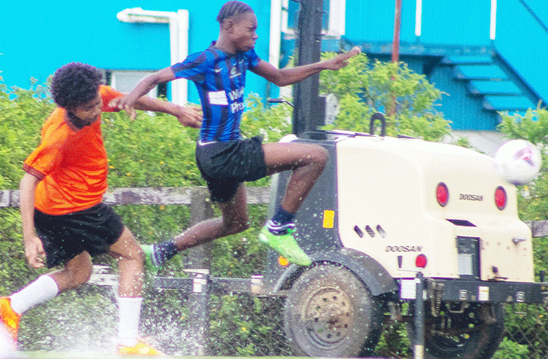Some of the action during the intra-association phase of the tournament