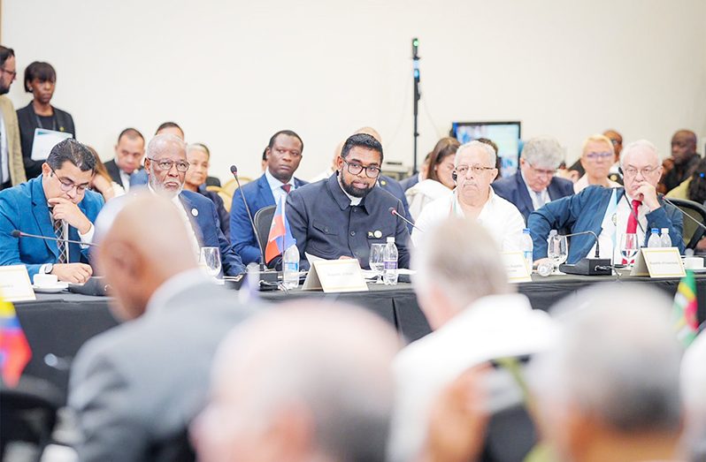 As Guyana continues to pursue the path of respecting and upholding international law, President Irfaan Ali has underscored that the nation will never be used as a platform for war (Office of the President photo)