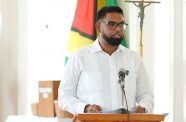 President Ali addresses the congregation at BV’s St. Peter’s Roman Catholic Church