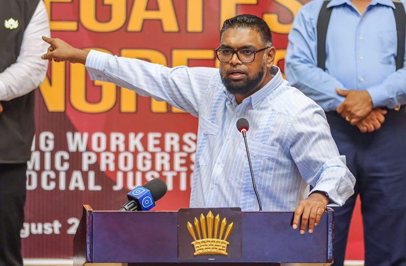 President, Dr Irfaan Ali