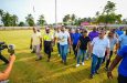 President Dr. Irfaan Ali, along with Ministers of Government, inspected the stadium on Sunday.