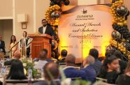 A view of the gathering at the Guyana Oil and Gas Energy Chamber Annual Awards Dinner, attended by Cabinet members, diplomats, industry leaders, policymakers, and private-sector executives