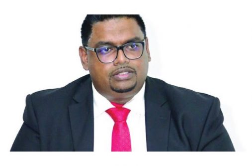 President elect Irfaan Ali