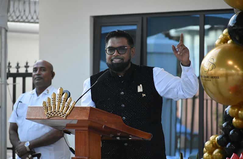 President, Dr Irfaan Ali (Sachin Persaud photo)