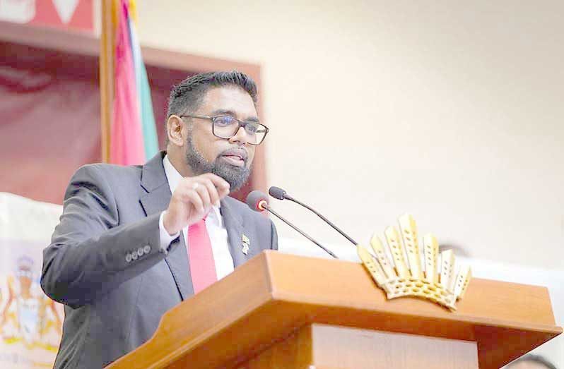 President Dr Irfaan Ali