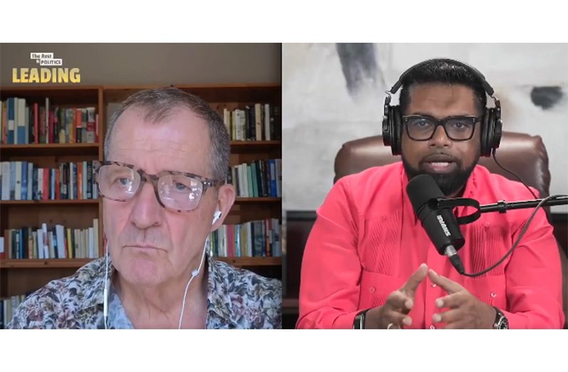 President Dr. Irfaan Ali became the first sitting president from the Americas to appear on The Rest Is Politics: Leading, one of the world’s most influential political podcasts