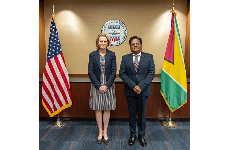 Dr. Ashni Singh and USAID Deputy Administrator for Policy and Programming, Isobel Coleman