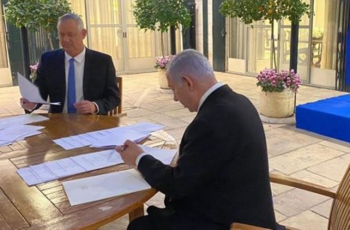 Benny Gantz and Benjamin Netanyahu agreed to a coalition to tackle the coronavirus crisis