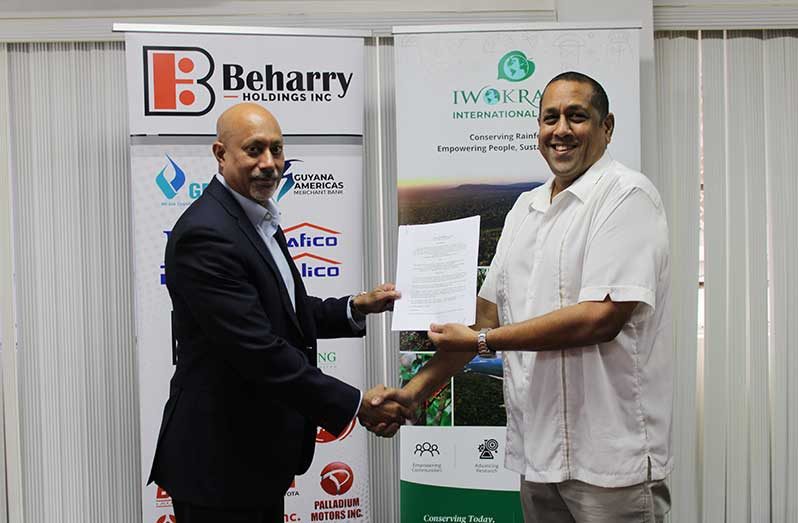 Iwokrama, Beharry Holdings sign multi-year agreement to support ...