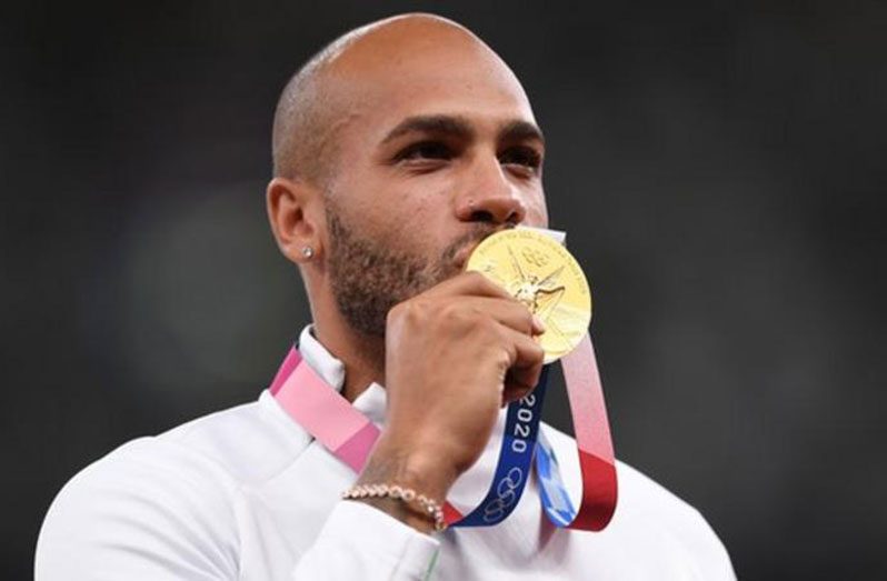 Lamont Marcell Jacobs won 100m and 4x100m gold at the Tokyo Olympics