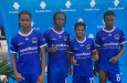 Chase Academy goal scorers: From left Isaiah Ifill, Jaden Tasher,
Neeiaz Baksh and Shaquan David