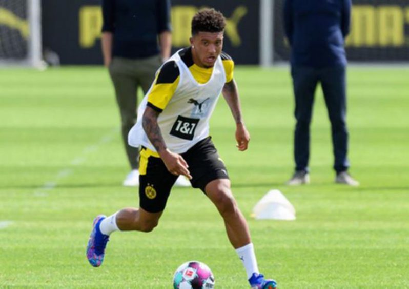 Borussia Dortmund want a fee of about £100m for winger Jadon Sancho.