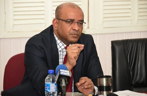 Opposition Leader, Bharrat Jagdeo