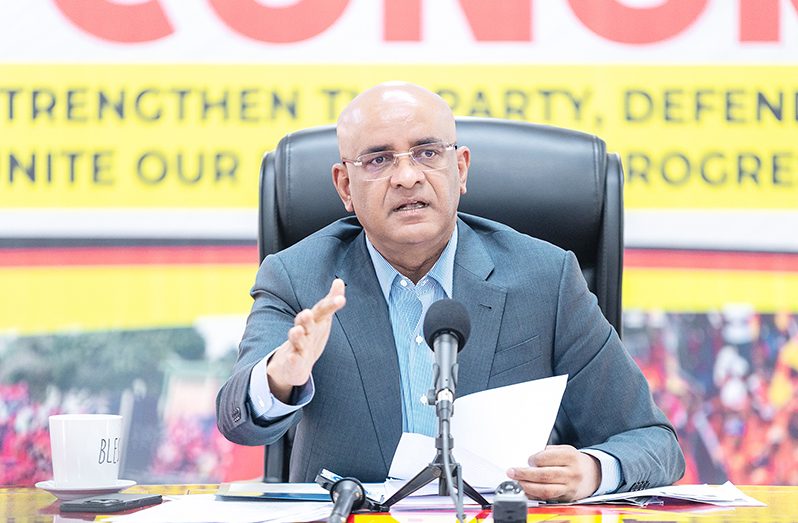 PPP General Secretary and Guyana’s Vice-President Dr. Bharrat Jagdeo