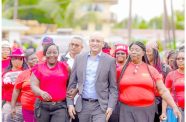PPP General Secretary Dr. Bharrat Jagdeo during a previous outreach in Linden