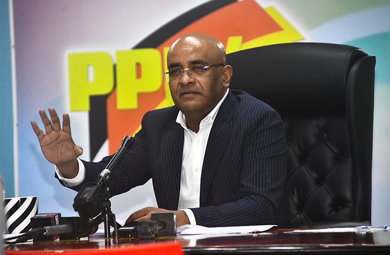 PPP/C General Secretary Bharrat Jagdeo