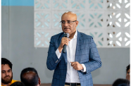 Vice-President and General Secretary of the PPP, Dr. Bharrat Jagdeo addresses East Coast Demerara NDC representatives, on Thursday