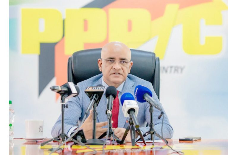 Vice President and General Secretary of the PPP, Dr. Bharrat Jagdeo