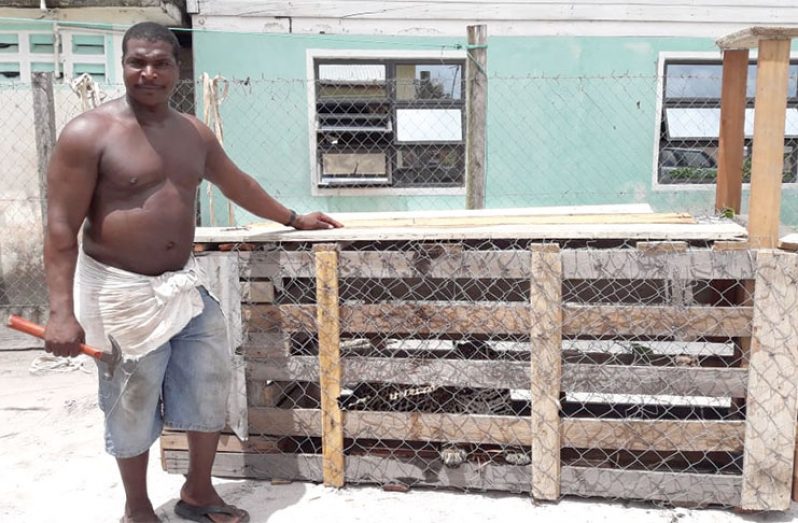 One of the men who caught the big cat