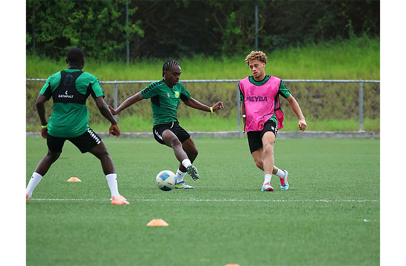 Golden Jaguars train in Antigua and Barbuda