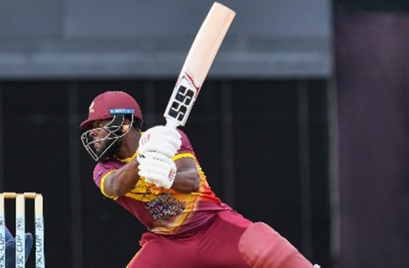 Captain Jahmar Hamilton struck a half-century.