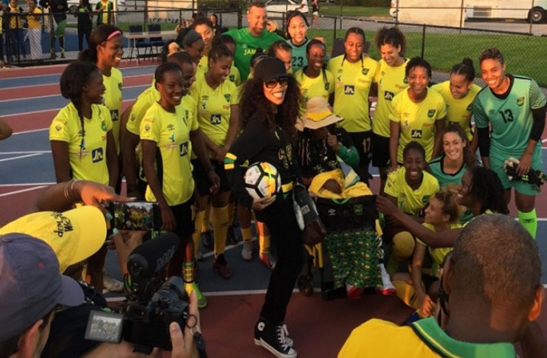 The Reggae Girls have managed to put their weekend travel mishaps behind them.