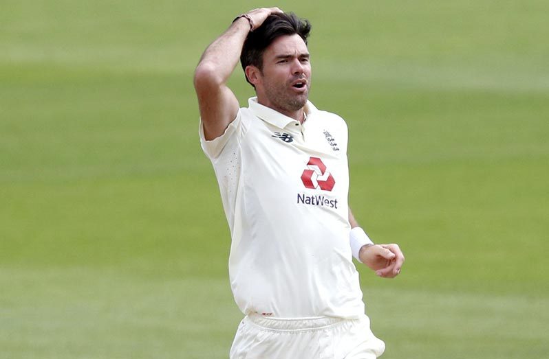 James Anderson moved to 599 Test wickets on the penultimate day of England’s decider against Pakistan.