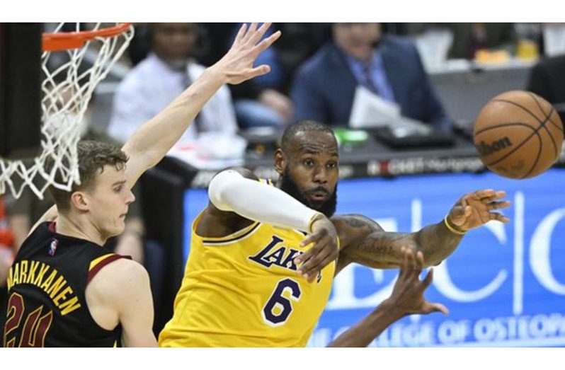 Lebron James started his NBA career with Cleveland in 2003.